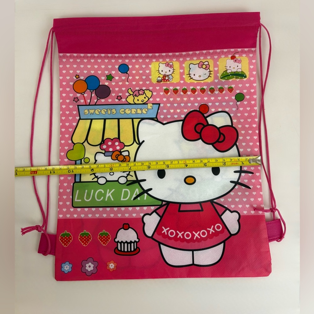 Hello Kitty Pink Drawstring Bag - Picture 3 of 4